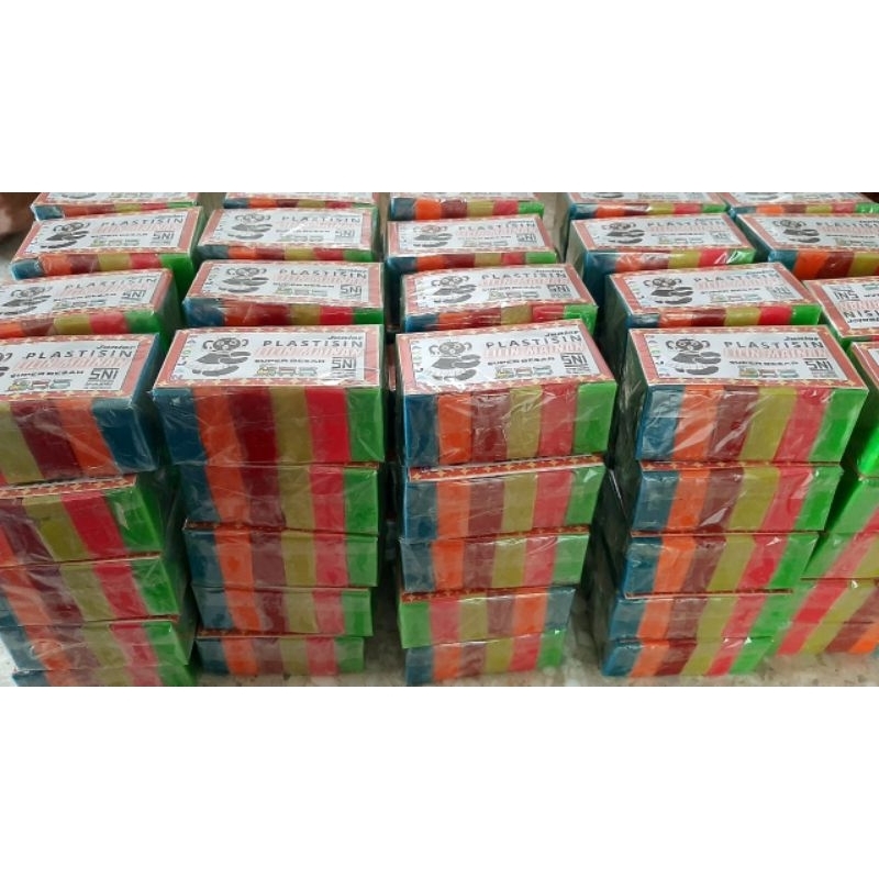 ((6 warna JUMBO)) MAINAN ANAK / MALAM / PLASTISIN