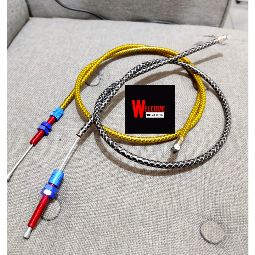 Kabel Kopling Serat Karbon / Tali Kabel Kopling Serat Carbon Universal / Universal RX KING, FU, TIGE