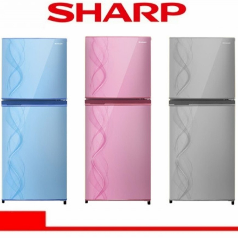 Sharp kulkas 2 pintu SJ 237ND AP/AB/AS 205 Liter
