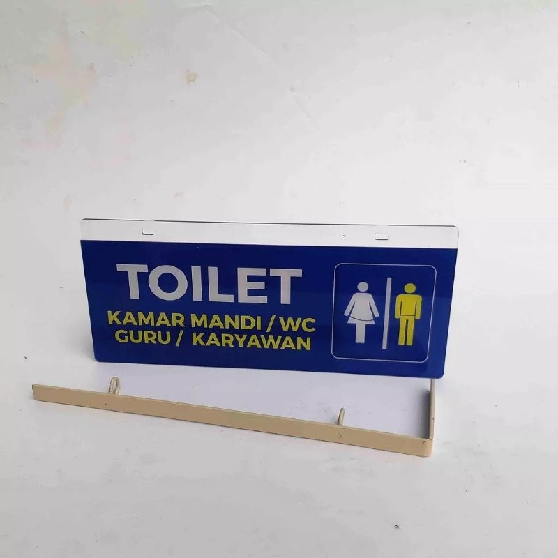 

Akrilik Gantung Toilet Guru | Toilet Karyawan | WC guru karyawan