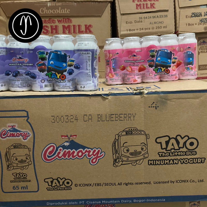 

Cimory Yogurt Tayo isi 5 Varian Lengkap Bisa Ekspedisi