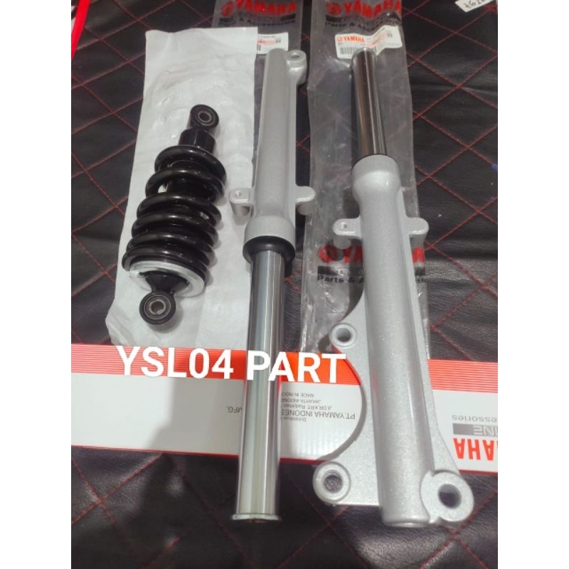 SHOCKBREAKER BELAKANG+AS SHOCK DEPAN PLUS TABUNG JUPITER MX OLD JUPITER MX NEW ORI