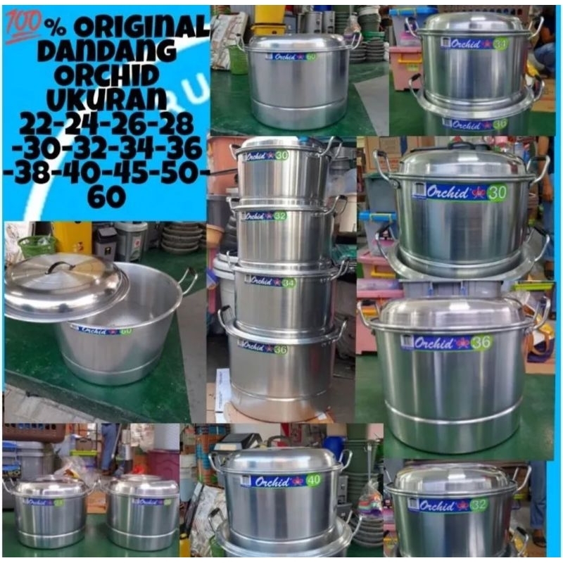 Dandang Orchid | Panci Orchid | Dandang Alumunium Orchid