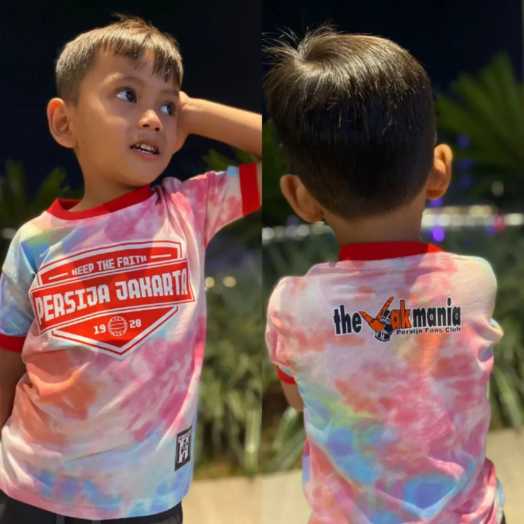 Kaos Persija Anak Kaos Jakmania Anak Persija Jakarta The Jakmania Ringer KEEP THE FAITH