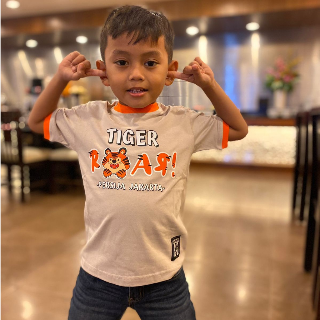 Kaos Persija Anak Kaos Jakmania Anak Persija Jakarta The Jakmania Ringer TIGER ROAR PERSIJA JAKARTA 
