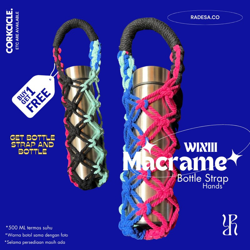 BOTTLE STRAP MACRAME New Series