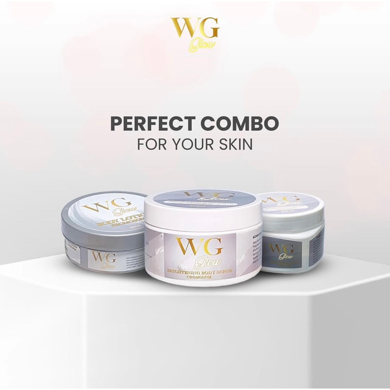 WG GLOW CROMOSOM PERFECT COMBO (Lulur + Bleaching + Handbody Lotion) ORI 100%