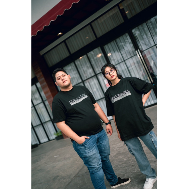 influence big size/ atasan pria big size/kaos pria jumbo/tshirt big size