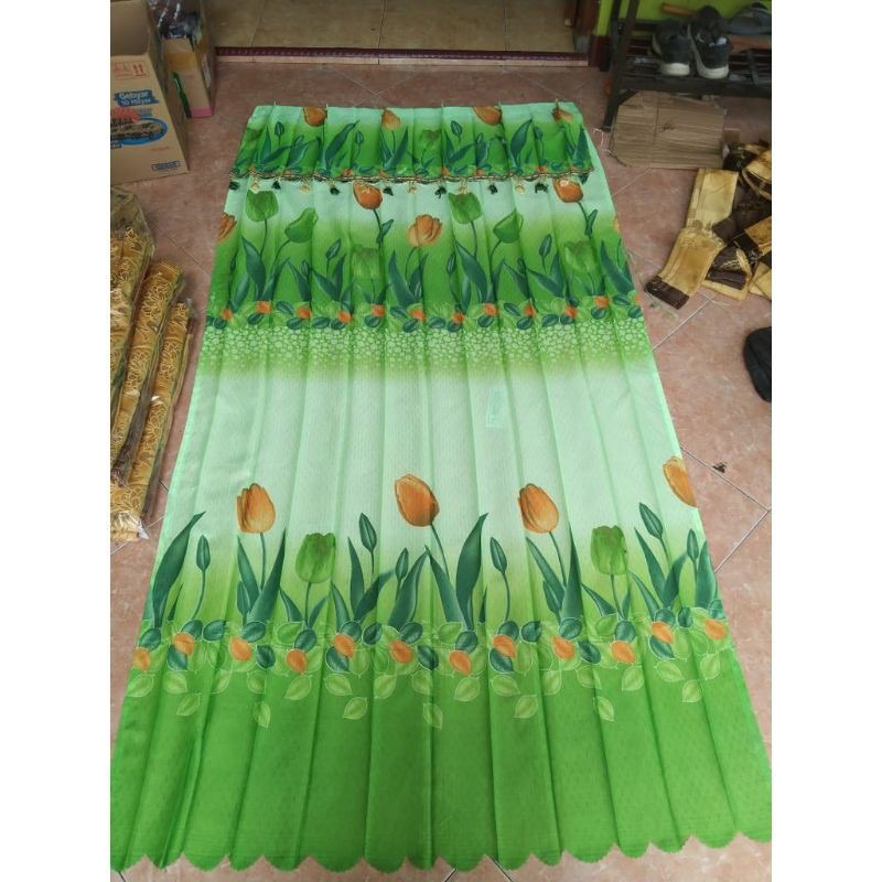 (COD)Gorden Ami Plisket/Gorden Murah/Gorden Motif Bunga