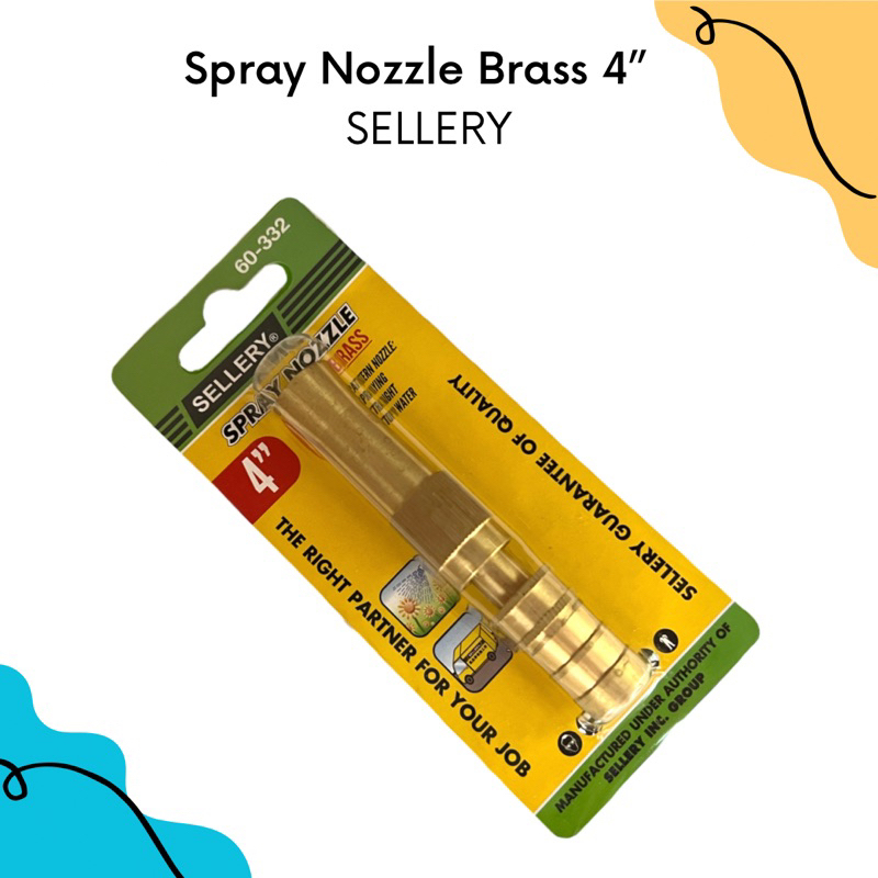 Sellery Spray Nozzle Brass 4” | Sellery Semprotan Air 4” | Sellery Semprotan Taman | Sellery Semprot