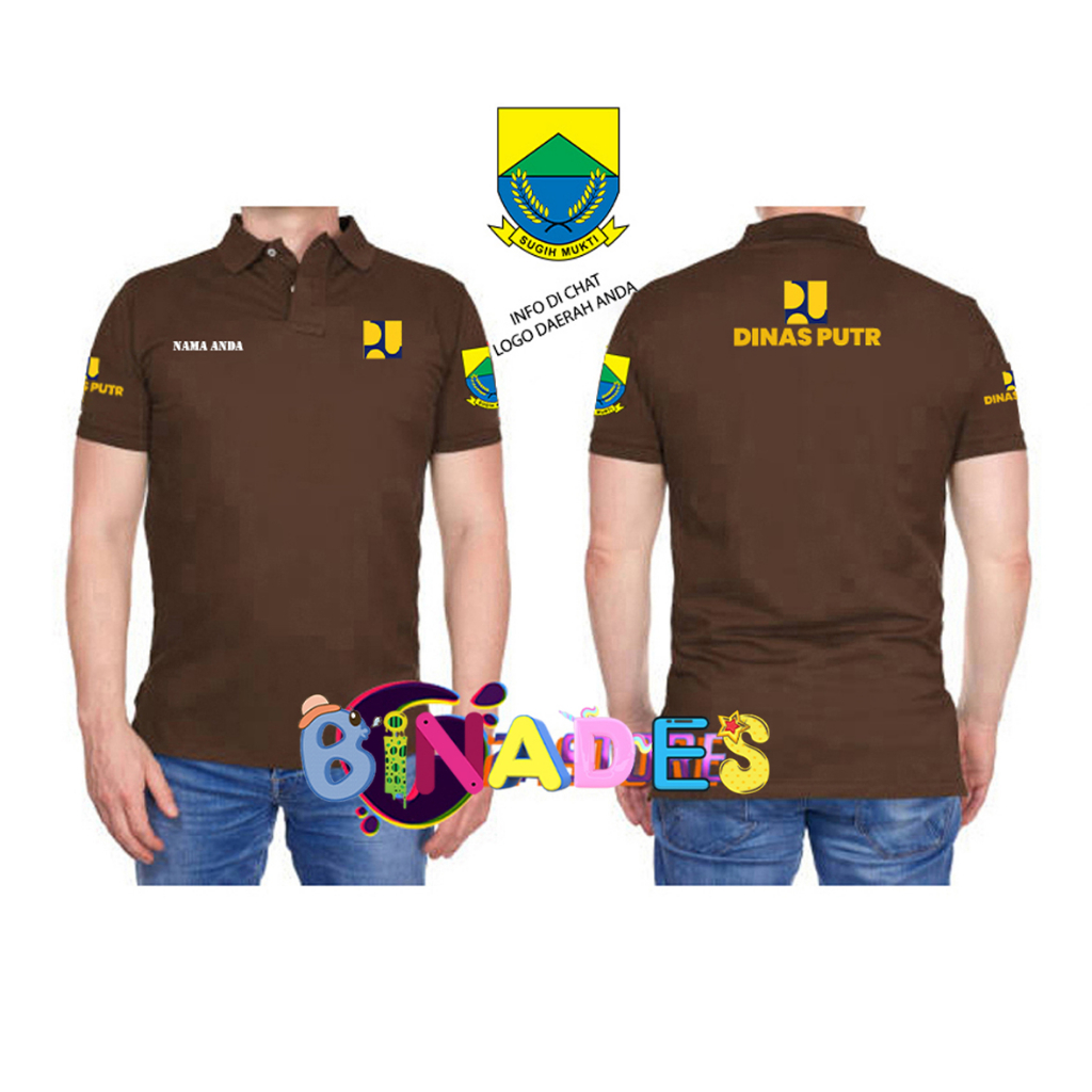 JUAL Baju Kerah model POLO DINAS PEKERJAAN UMUM DAN TATA RUANG DAERAH BINADES