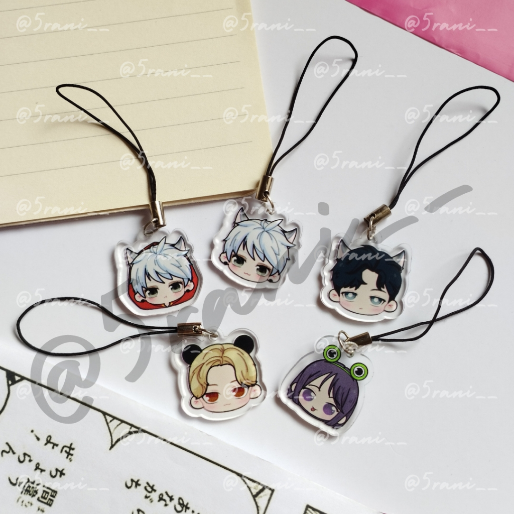 Phonestrap akrilik webtoon Operation True Love From dream to Freedom Eunhyuk dohwa Siyoon anime