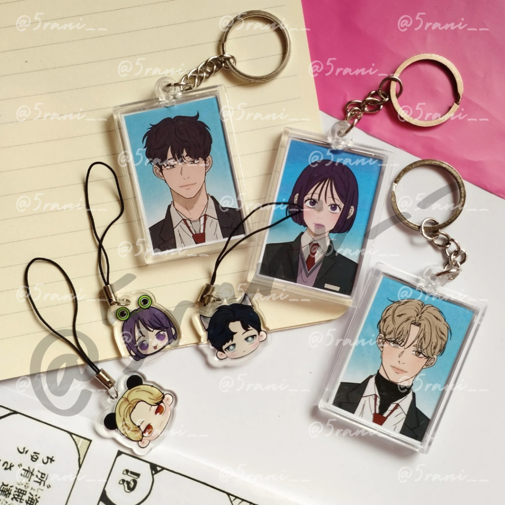 Gantungan kunci akrilik webtoon Operation True Love Eunhyuk Soo ae Dohwa koleksi anak