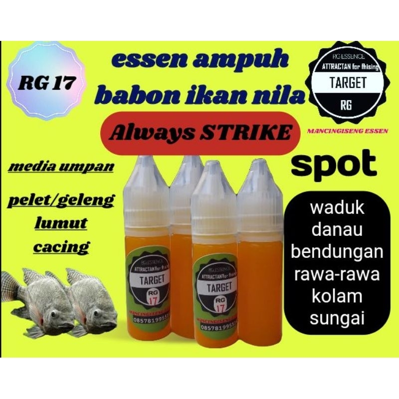 RG 17 Essen gacor induk babon ikan nila mujair