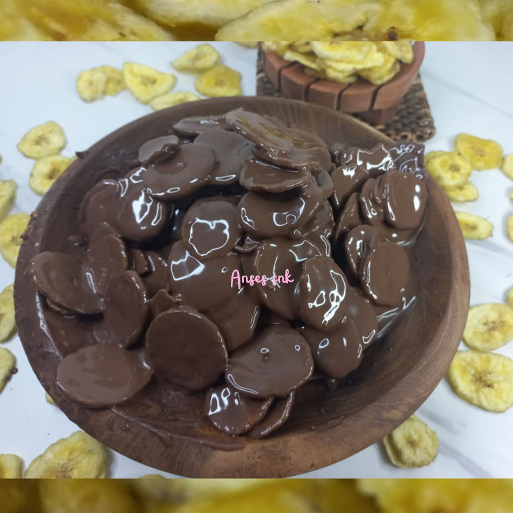 

Choco | Kripik Pisang Milk Chocolate lumer Cemilan Ringan Bulet