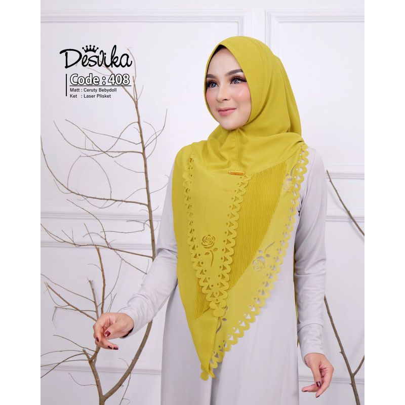 desvika code 408 Khimar hodie terbaru Cerutybabydoll laser plisket