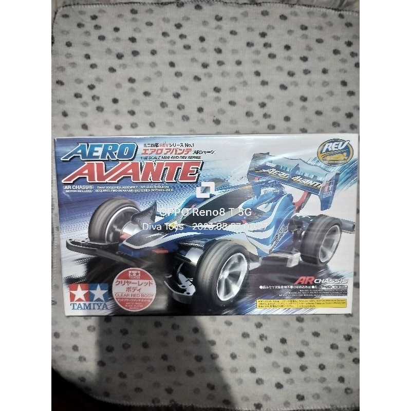 Tamiya 95038 Aero Avante Body Clear Red Special Ar Chassis