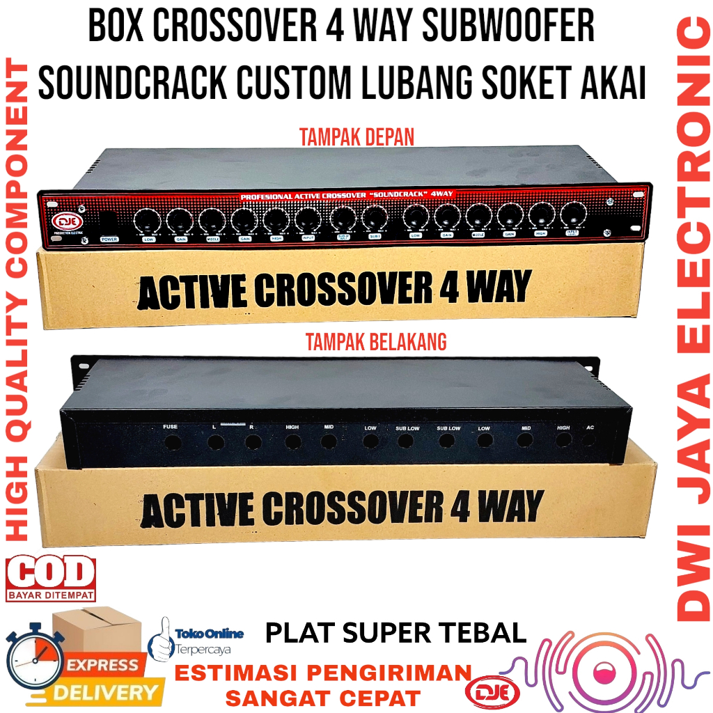BOX CROSSOVER AKTIVE 4 WAY COSTUM box krosever aktif 4 way