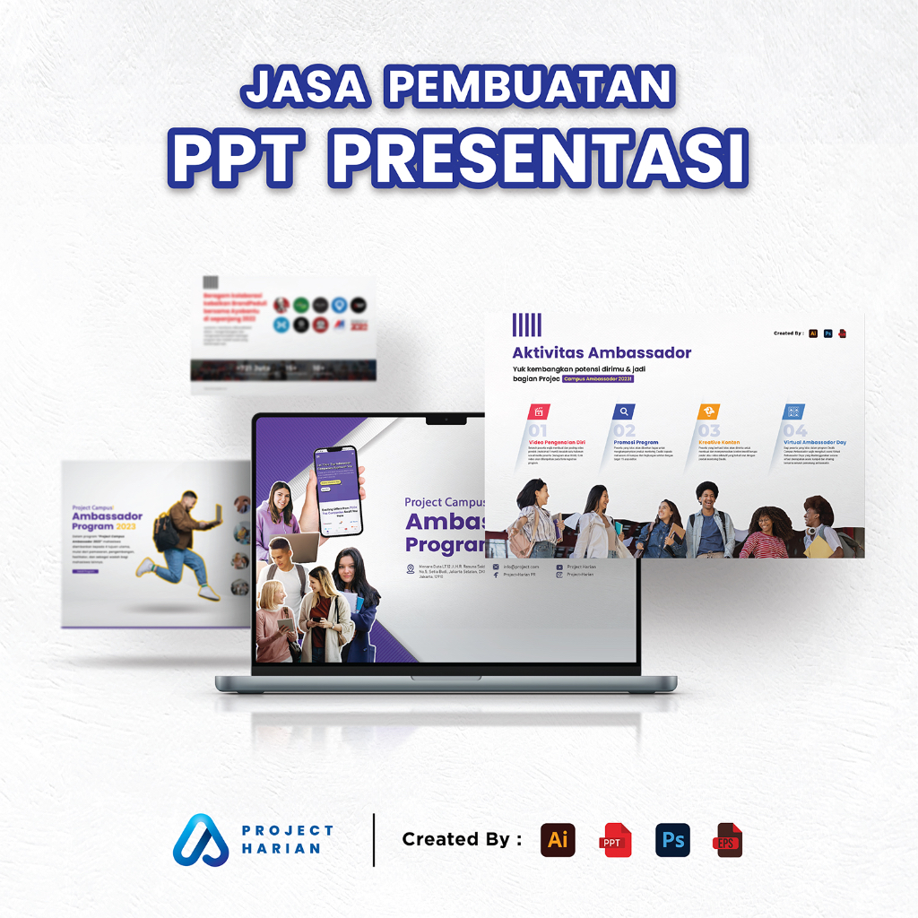 Jasa Desain Presentasi Professional | Desain PPT | Buat PPT Premium