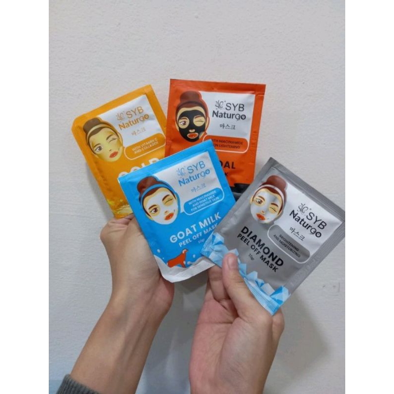 Masker wajah SYB Naturgo peel off mask