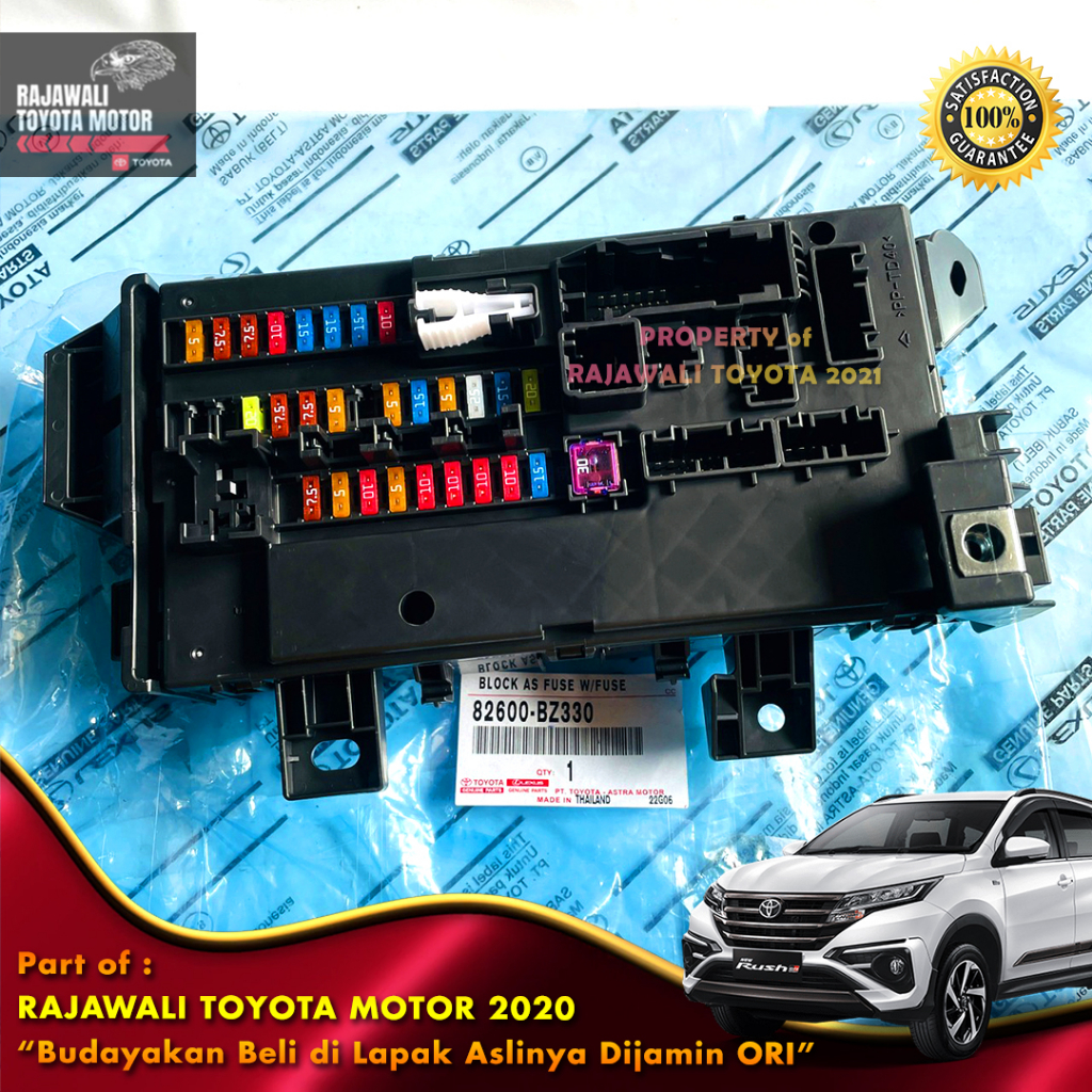 Fuse Box Sikring All New Rush & Terios Rumah Sekring Seri 4C A-0080 New Original Genuine Toyota 8260