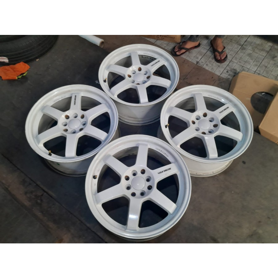 Velg Mobil Bekas Ring 17 Lubang 4 TE37 R17X7,5 8X100-114,3 ET40