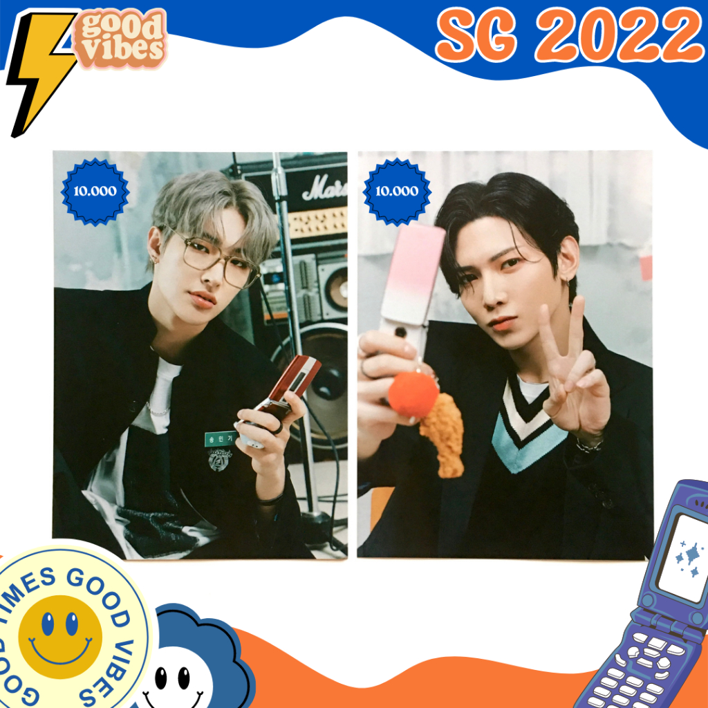 [ATEEZ] CLEARANCE SALE DISKON OFFICIAL POSTCARD SEASON SEASON'S GREETING GREETINGS 2022 SG22 YEOSANG