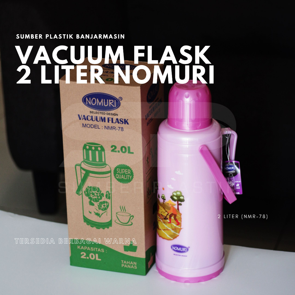 Termos Air Panas Nomuri 2 Liter Vacuum Dingin Panas NMR 78 (Nomuri)