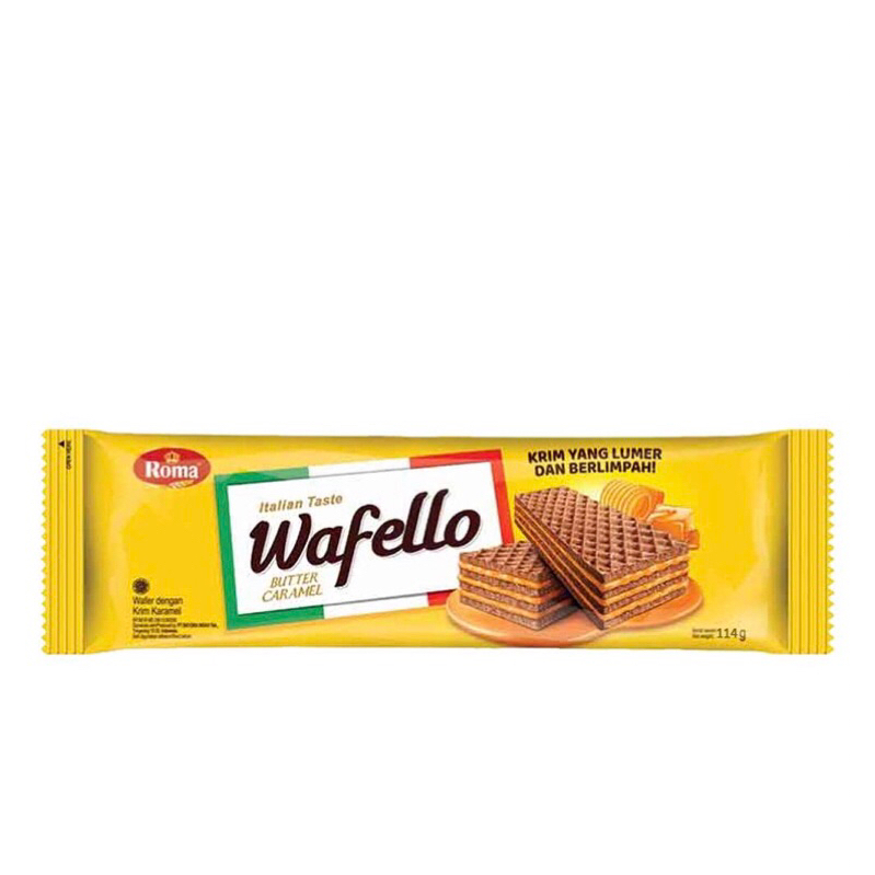 

Roma wafello 100g butter caramel Choco Blast Coconut Creme