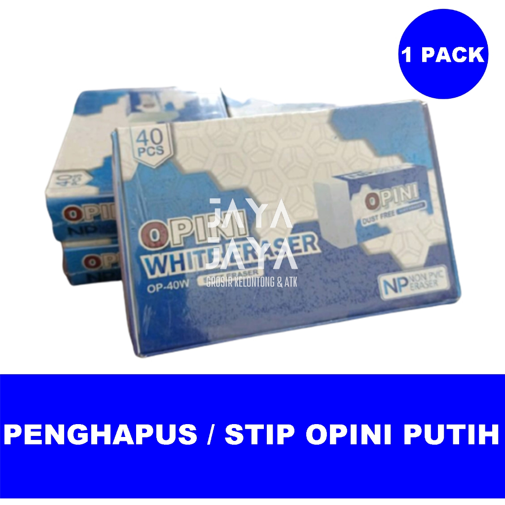 

PENGHAPUS / STIP OPINI PUTIH ISI 40 PCS