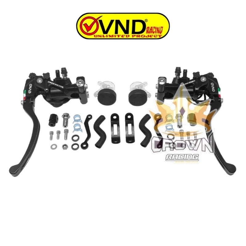 Master Rem Radial VND Single Double Tabung Fullset Kanan Kiri Kopling