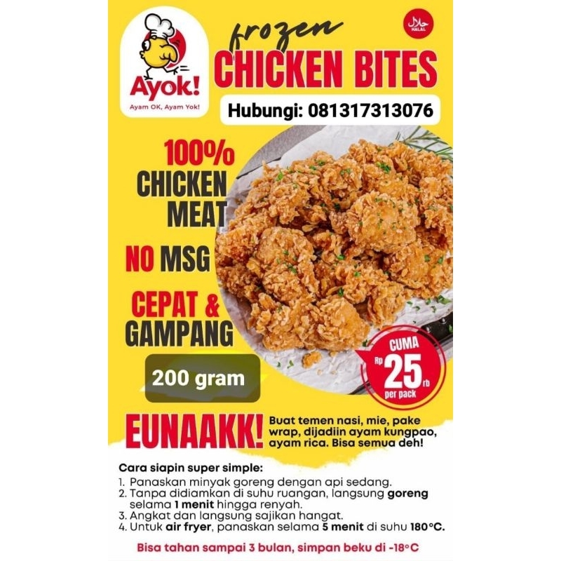 

Ayok Frozen Crispy Chicken Bites