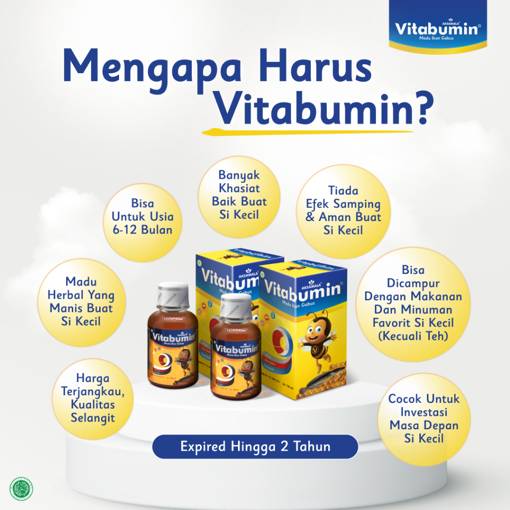 

Vitabumin Madu Ikan Gabus - Penambah Nafsu Makan Anak
