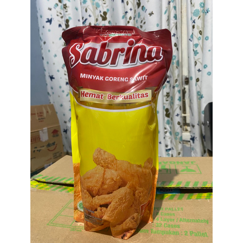 

Minyak goreng Sabrina 1 liter