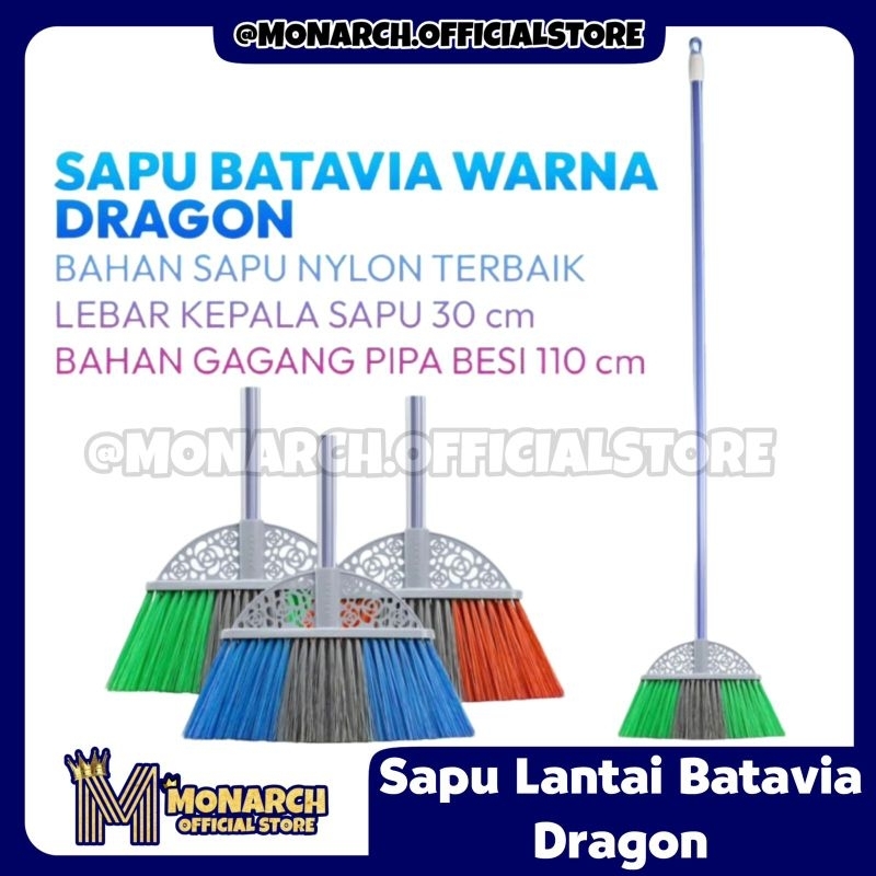 SAPU LANTAI BATAVIA WARNA DRAGON / SAPU LANTAI NILON SAPU GAGANG PANJANG SUMATERA