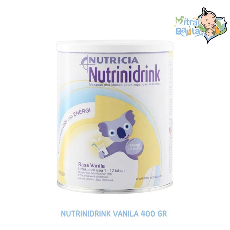 NUTRICIA Nutrinidrink SusuVanilla Tin - 400gr