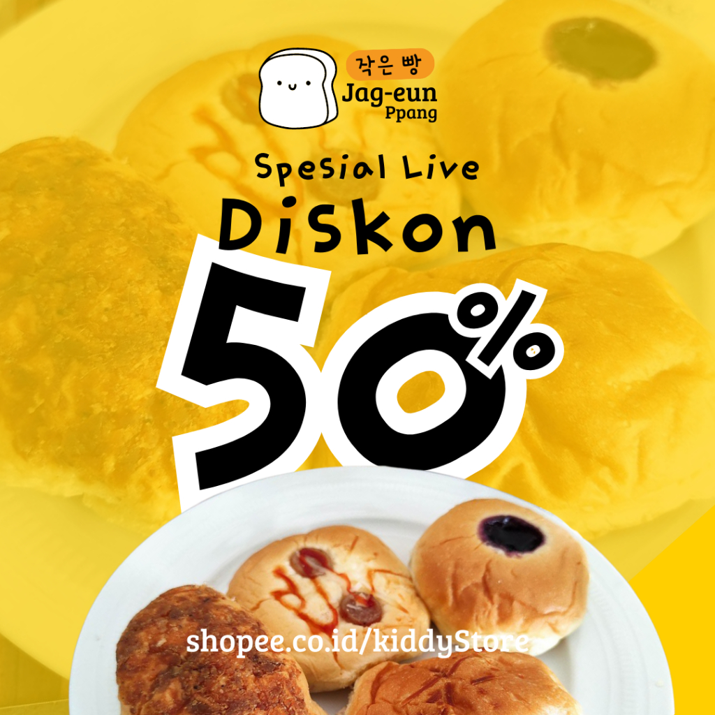 

PROMO KHUSUS LIVE! Roti Unyil Bogor Ukuran Mini Aneka Rasa