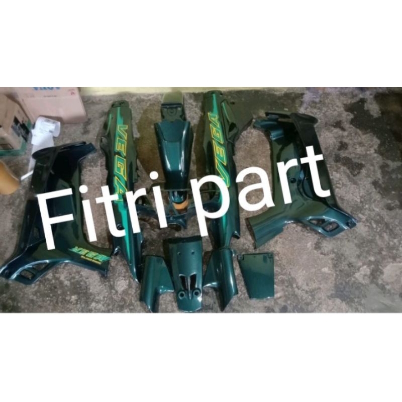 Fulset Bodi Halus Vega R old lama Vega r lama ful Hijau botol