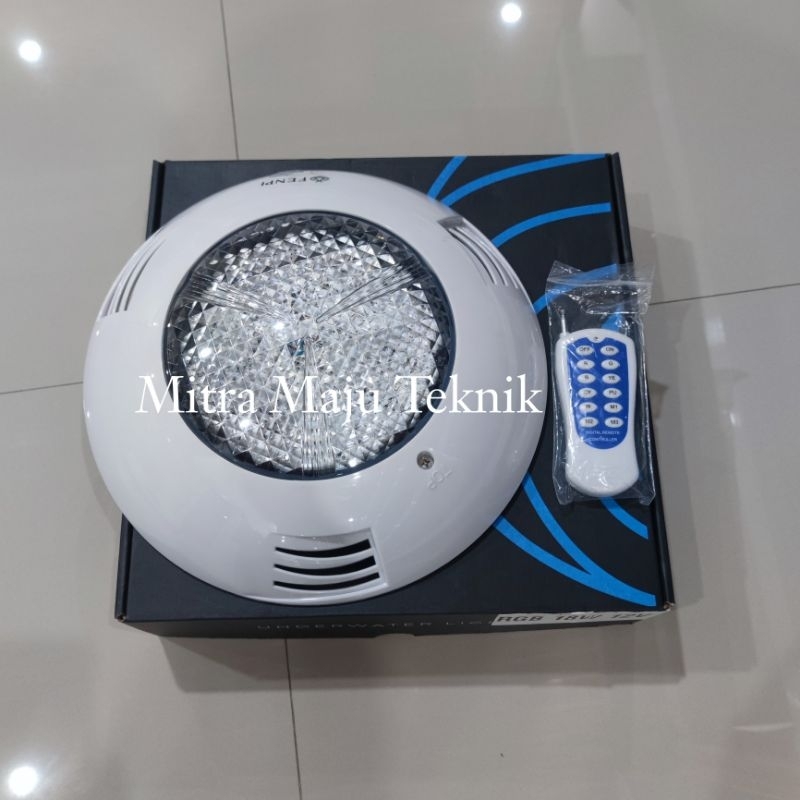 Lampu Kolam Renang Fenpi RGB 18Watt 12V + Remot Control Lampu Kolam Renang