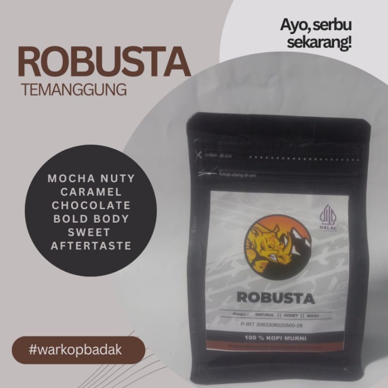 

Kopi Bubuk Robusta Temanggung 100-500 Gram