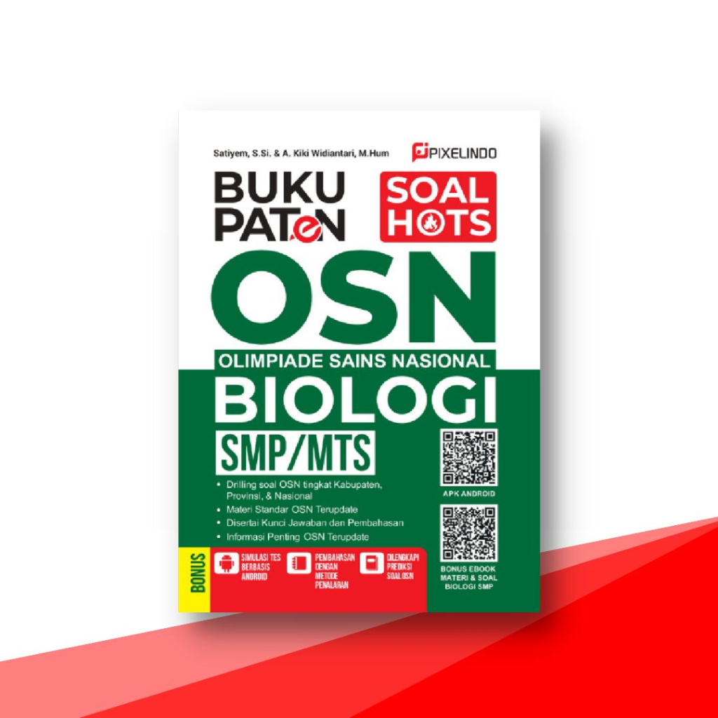 Buku OSN Biologi SMP, Buku Paten OSN Olimpiade Sains Nasional Biologi SMP/MTS