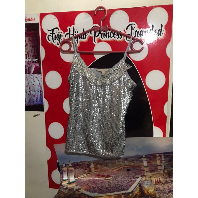 baju sequin banana republic
