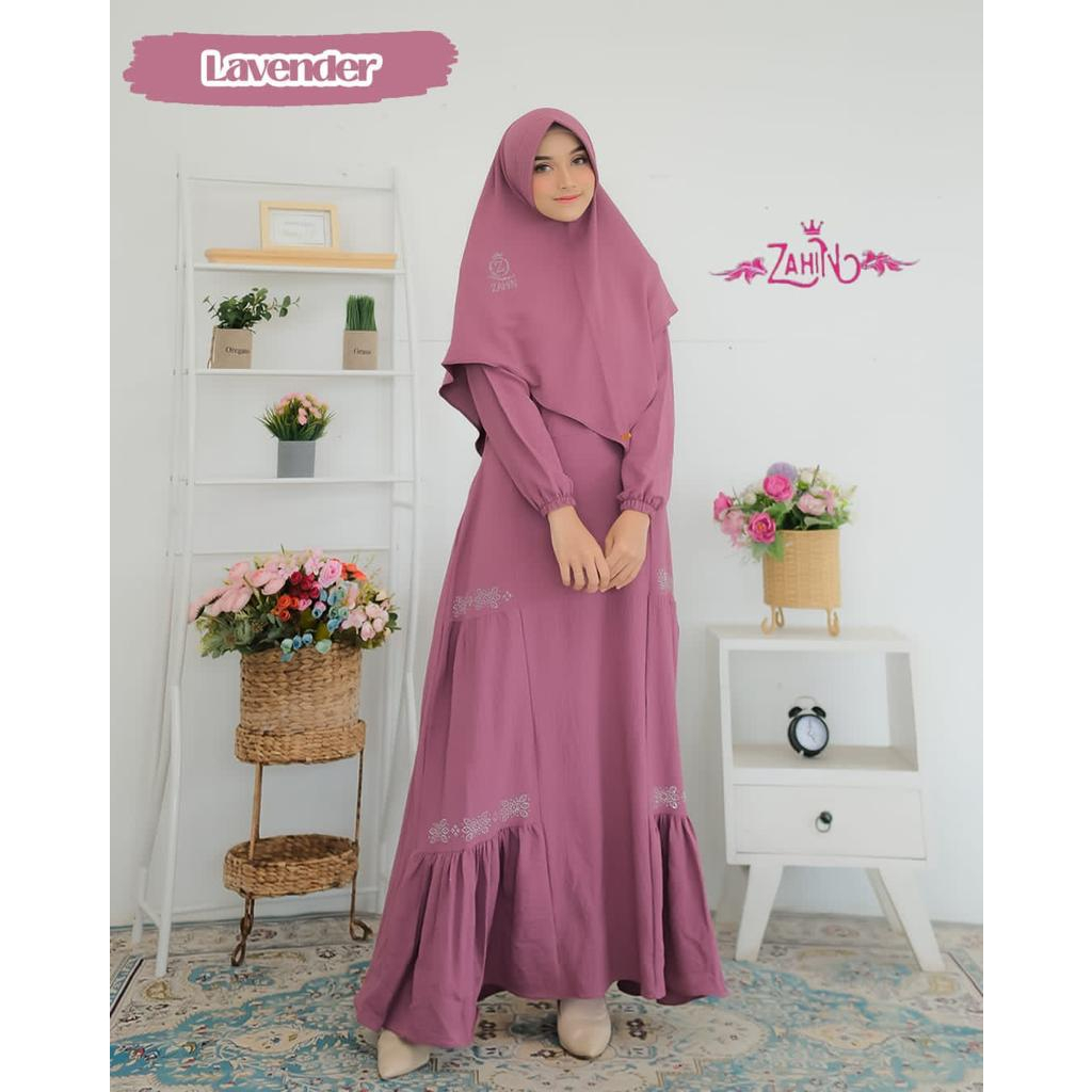 Maharani Set Syar'i Original Zahin/ Gamis Set Hijab Matt Cringkle