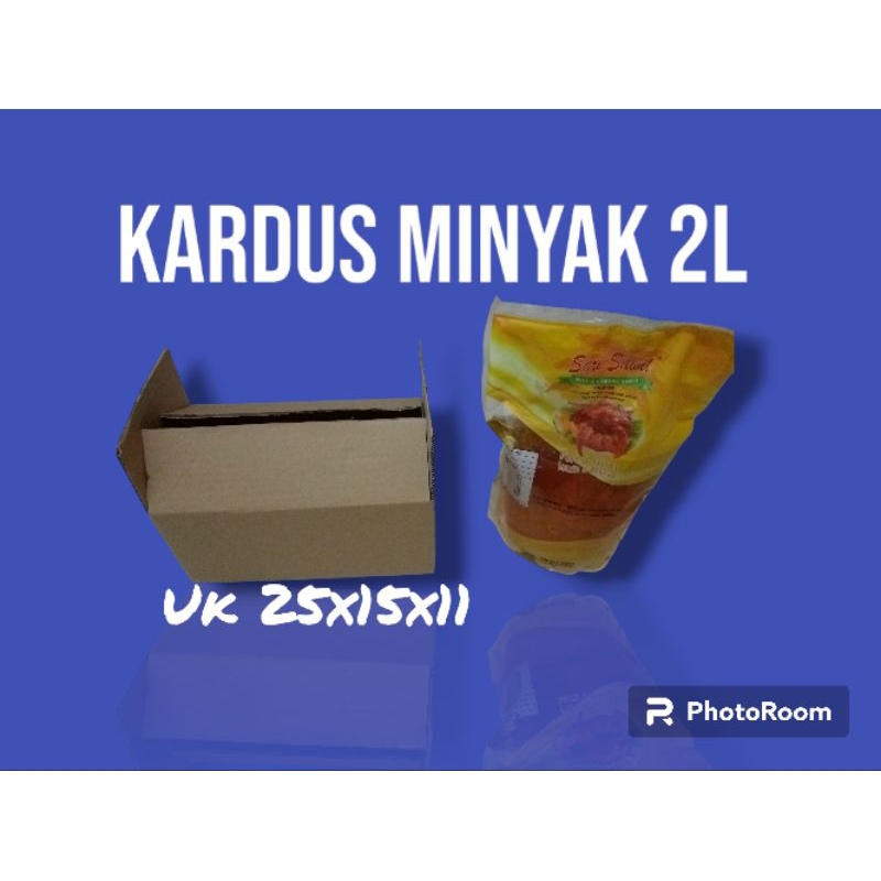 

Dus/karton box bahan baru coklat/white kraf size 25x15x11