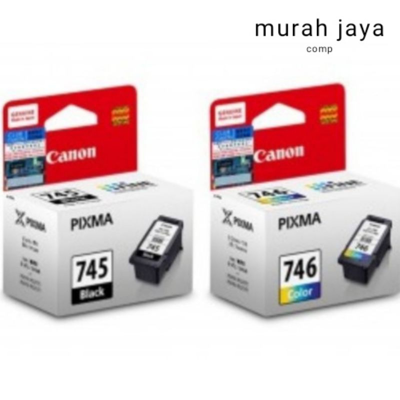 tinta printer canon 1set 745&746 standar original