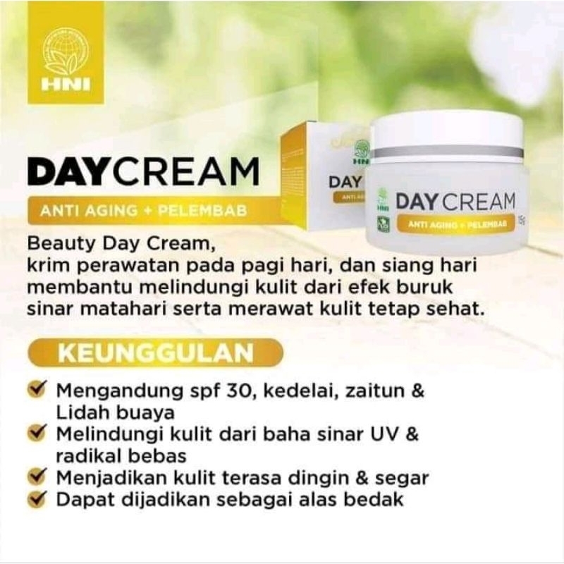 HNI DAY CREAM Krim Siang Asli HPAI Atasi Jerawat