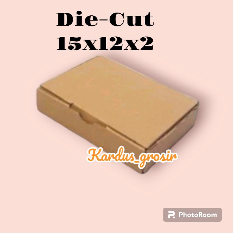 

kardus packing die cut 15x12x2