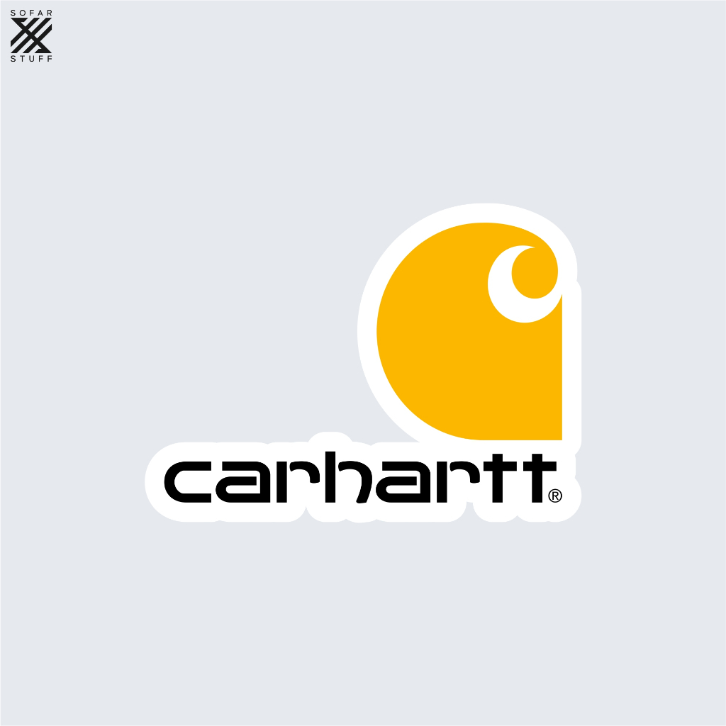 

STIKER CARHARTT STICKER BRAND STIKER DIE CUT