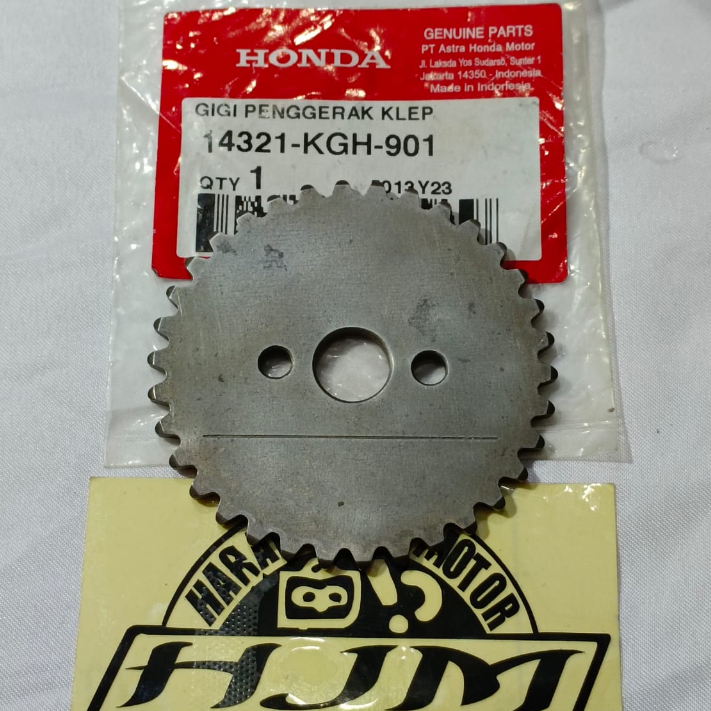GEAR GIGI SENTRIK SPROCKET CAMP HONDA SONIC 125 14321 KGH 901 ORIGINAL AHM