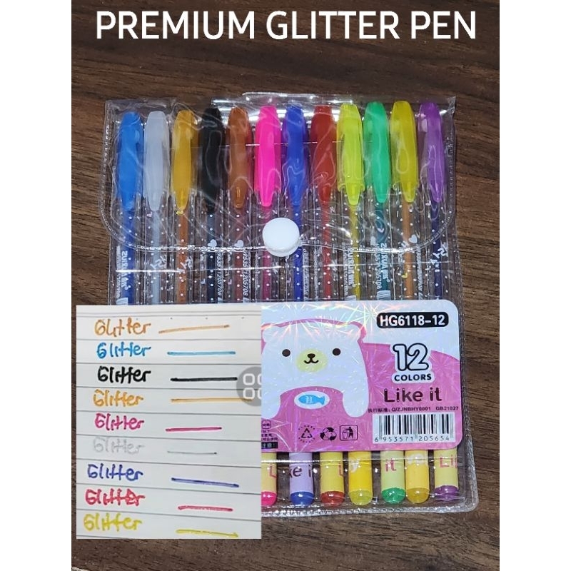 

AZF Premium Glitter Pen FREE Pulpen Hapus